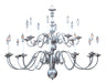 Framburg - 9138 SP - 20 Light Foyer Chandelier - Jamestown - Satin Pewter