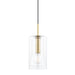 Mitzi - H415701A-AGB - One Light Pendant - Belinda - Aged Brass