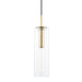 Mitzi - H415701B-AGB - One Light Pendant - Belinda - Aged Brass