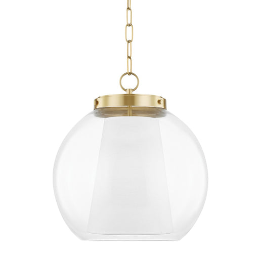 Mitzi - H457701L-AGB - One Light Pendant - Sasha - Aged Brass