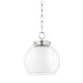 Mitzi - H457701S-PN - One Light Pendant - Sasha - Polished Nickel