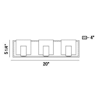 Eurofase - 34143-023 - LED Bathbar - Canmore - Black