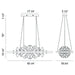 Eurofase - 37344-016 - LED Chandelier - Clayton - Silver With Brushed Gold