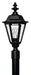 Hinkley - 1441BK - LED Post Top/ Pier Mount - Manor House - Black