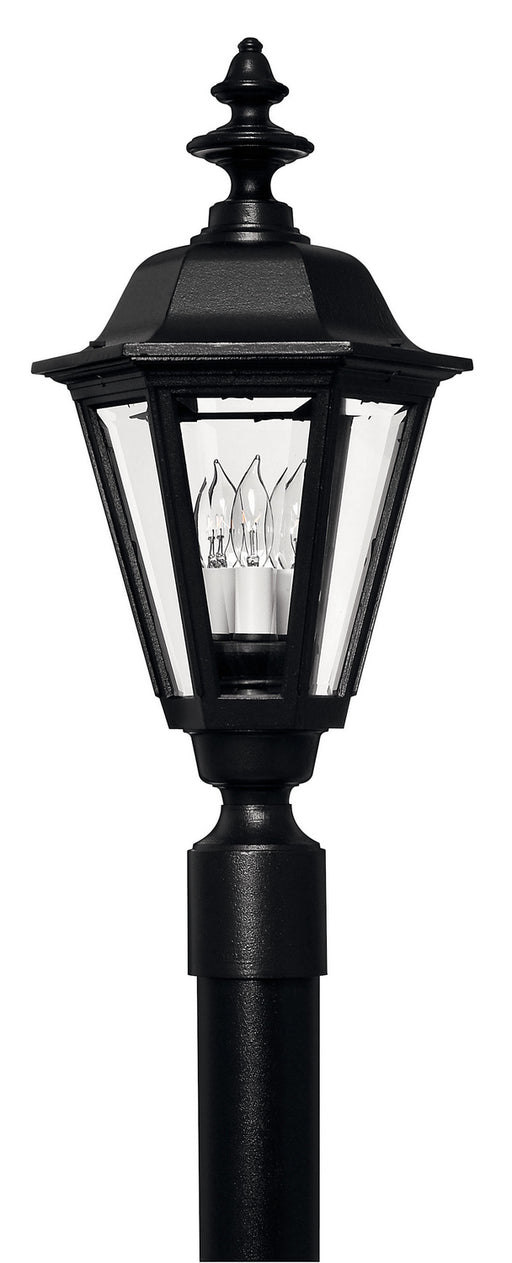 Hinkley - 1441BK - LED Post Top/ Pier Mount - Manor House - Black