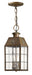 Hinkley - 2372AS - LED Hanging Lantern - Nantucket - Aged Brass