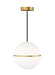 Visual Comfort Modern - 700TDHNE13NB-LED930 - LED Pendant - Hanea - Natural Brass