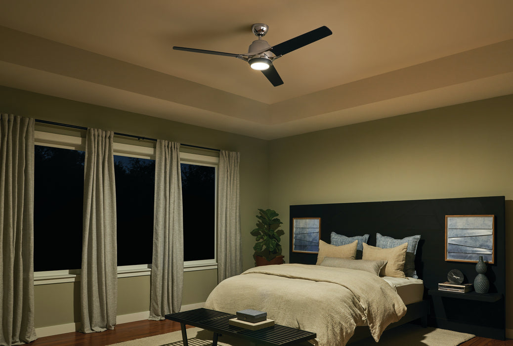 Kichler - 300060PN - 60"Ceiling Fan - Zeus - Polished Nickel