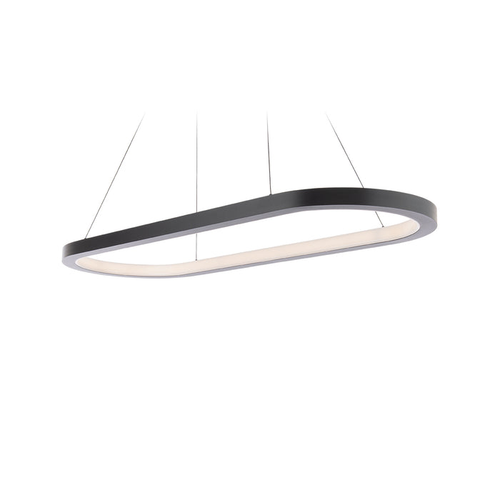 Modern Forms - PD-53046-35-BK - LED Linear Pendant - Racetrack - Black