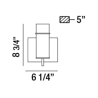 Eurofase - 34133-043 - One Light Wall Sconce - Pista - Gold