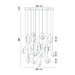 Eurofase - 35911-012 - LED Chandelier - Arlington - Blackened Chrome