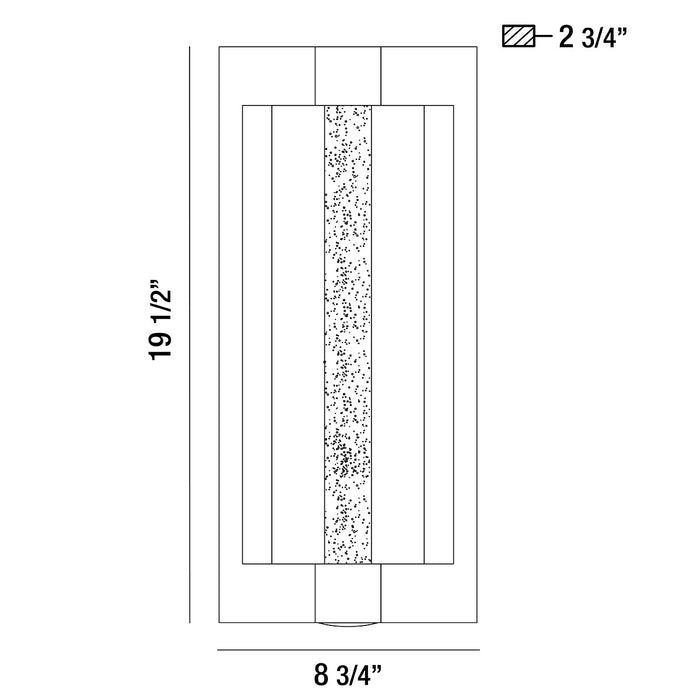 Eurofase - 35947-011 - LED Outdoor Wall Mount - Hanson - Black