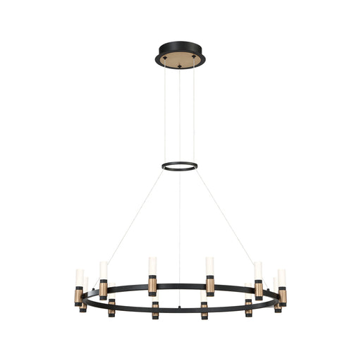 Eurofase - 37043-018 - LED Chandelier - Albany - Deep Black/Brass