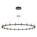 Eurofase - 37045-012 - LED Chandelier - Albany - Deep Black/Brass