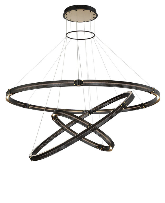 Eurofase - 37056-018 - LED Chandelier - Admiral - Matte Black/Gold