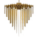 Eurofase - 37095-017 - LED Chandelier - Bloomfield - Antique Brush Gold