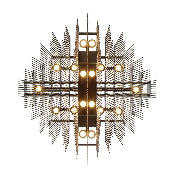 Eurofase - 37095-017 - LED Chandelier - Bloomfield - Antique Brush Gold