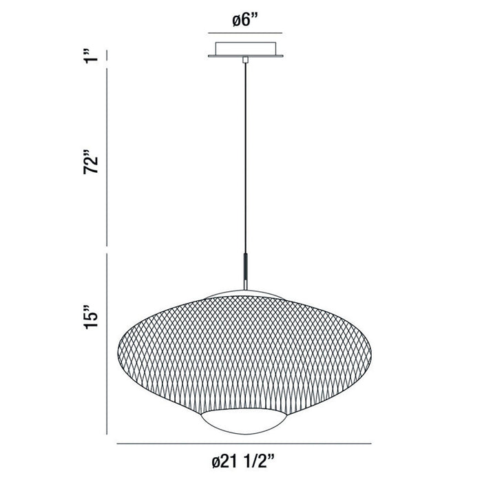 Eurofase - 37107-017 - LED Pendant - Park - Black