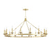 Hudson Valley - 3216-AGB - 16 Light Chandelier - Allendale - Aged Brass