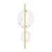 Hudson Valley - 3400-AGB - LED Wall Sconce - Croft - Aged Brass