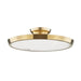 Hudson Valley - 3600-AGB - LED Flush Mount - Draper - Aged Brass