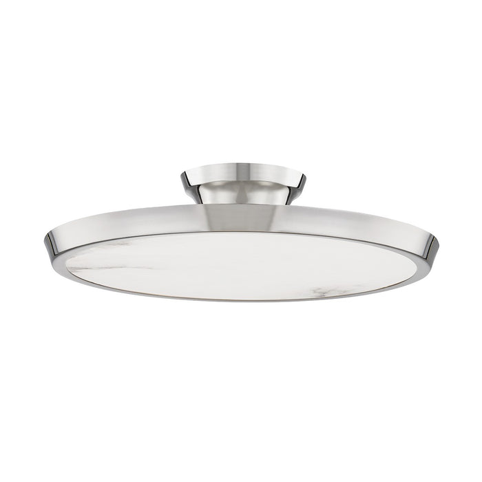 Hudson Valley - 3600-PN - LED Flush Mount - Draper - Polished Nickel