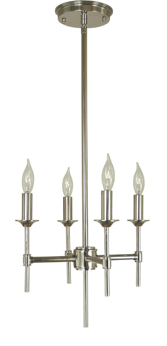 Framburg - 4694 PN - Four Light Chandelier - Chandler - Polished Nickel