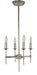 Framburg - 4694 PN - Four Light Chandelier - Chandler - Polished Nickel