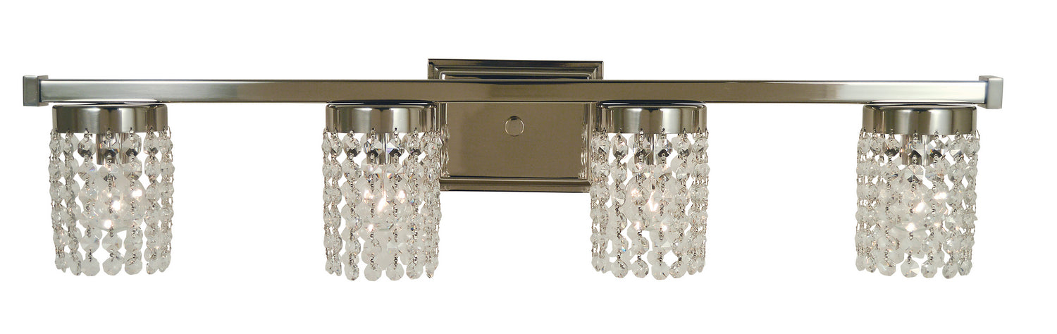 Framburg - 4744 PN - Four Light Wall Sconce - Gemini - Polished Nickel