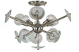 Framburg - 4812 PN - Five Light Flush / Semi-Flush Mount - Apogee - Polished Nickel