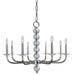 Framburg - 4968 PN - Eight Light Chandelier - Glamour - Polished Nickel