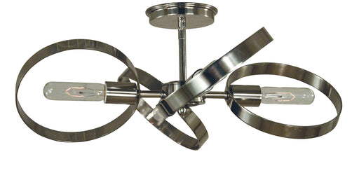 Framburg - 5060 PN - Four Light Flush / Semi-Flush Mount - Copernicus - Polished Nickel