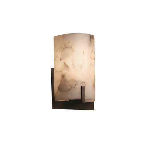 Justice Designs - ALR-5531-DBRZ - One Light Wall Sconce - Alabaster Rocks - Dark Bronze