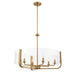 Eurofase - 38155-017 - Six Light Chandelier - Campisi - Brass