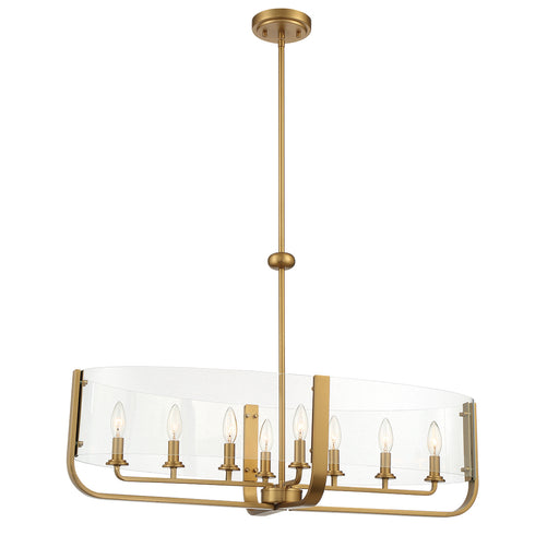 Eurofase - 38157-011 - Eight Light Chandelier - Campisi - Brass