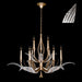 Fine Art - 893640-21ST - Nine Light Chandelier - Plume - Gold