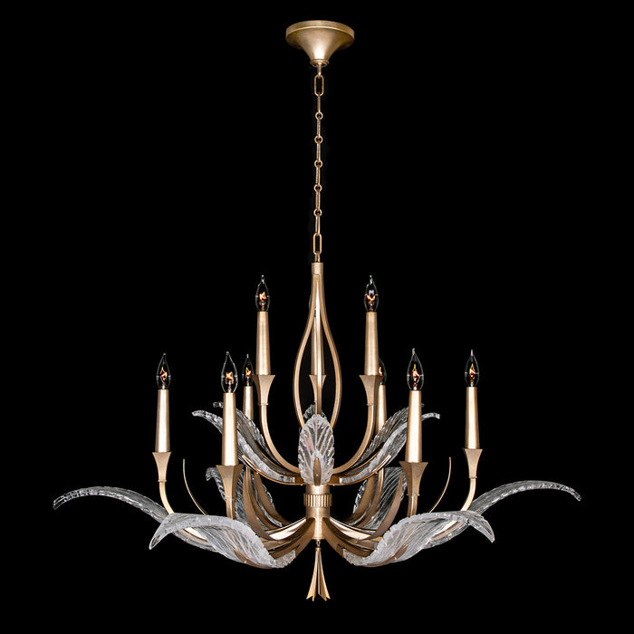 Fine Art - 893640-2ST - Nine Light Chandelier - Plume - Gold