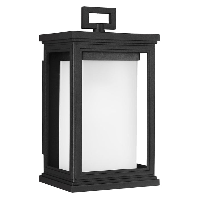 Generation Lighting. - OL12900TXB - One Light Outdoor Wall Lantern - Roscoe - Textured Black