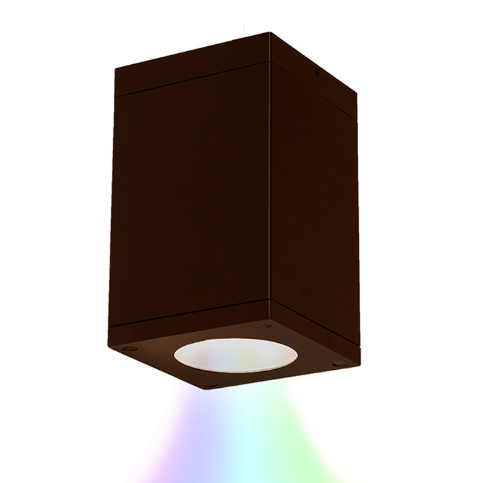 W.A.C. Lighting - DC-CD05-F-CC-BZ - LED Flush Mount - Cube Arch - Bronze