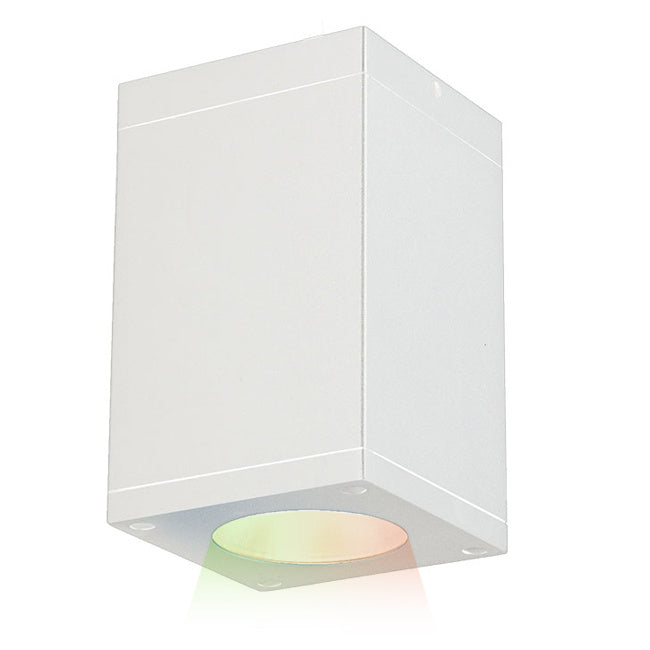 W.A.C. Lighting - DC-CD05-N-CC-WT - LED Flush Mount - Cube Arch - White