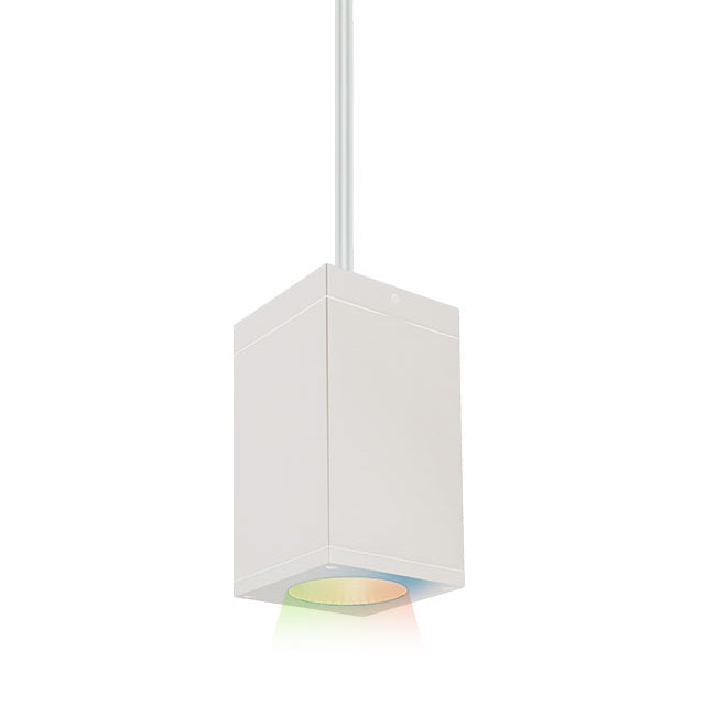 W.A.C. Lighting - DC-PD05-F-CC-WT - LED Pendant - Cube Arch - White