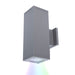 W.A.C. Lighting - DC-WD05-FS-CC-GH - LED Wall Light - Cube Arch - Graphite