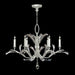 Fine Art - 702440-SF4 - Six Light Chandelier - Beveled Arcs - Silver