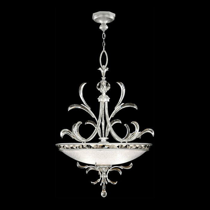 Fine Art - 704440-SF4 - Three Light Pendant - Beveled Arcs - Silver