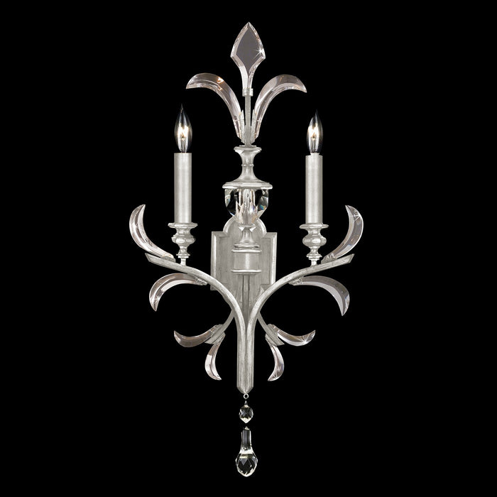 Fine Art - 704850-SF4 - Two Light Wall Sconce - Beveled Arcs - Silver