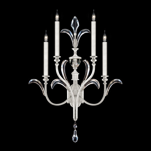 Fine Art - 738650-SF4 - Four Light Wall Sconce - Beveled Arcs - Silver