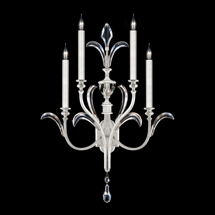 Fine Art - 738650-SF4 - Four Light Wall Sconce - Beveled Arcs - Silver