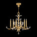 Fine Art - 739140-SF3 - Six Light Chandelier - Beveled Arcs - Gold