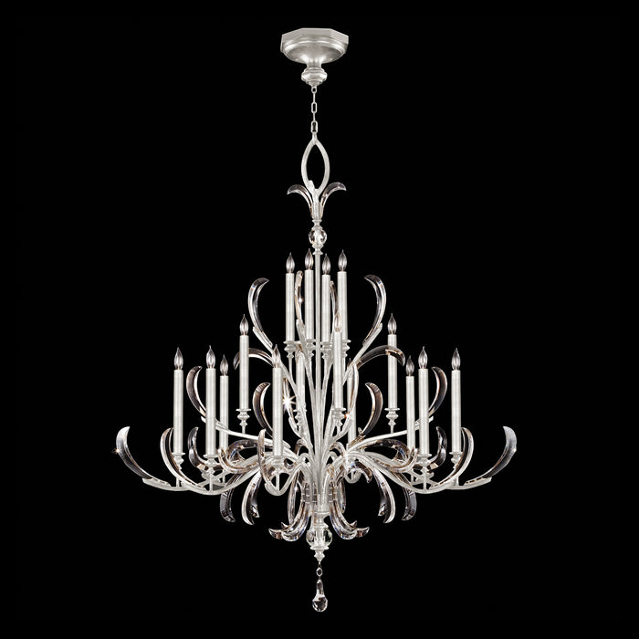 Fine Art - 739640-SF4 - 16 Light Chandelier - Beveled Arcs - Silver