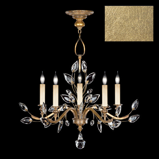 Fine Art - 753040-SF3 - Five Light Chandelier - Crystal Laurel - Gold